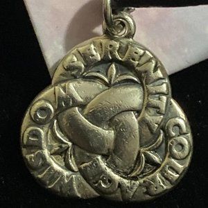 James Avery 925 Retired Serenity, Courage, Wisdom Charm